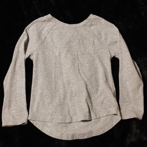 5T Longsleeved grey glitter T-shirt